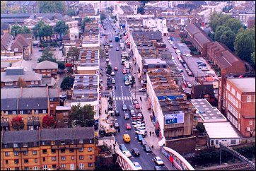 View of Golborne Road from Trellick Tower