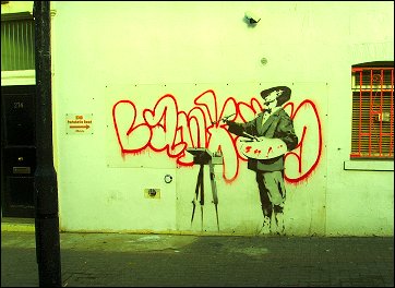 Graffiti art by Banksy