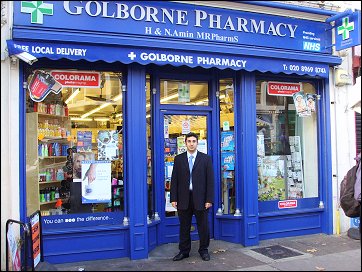 Haroon Amin of Golborne Pharmacy