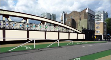 Toby Laurent Belson's proposals for Golborne Road Railway Bridge