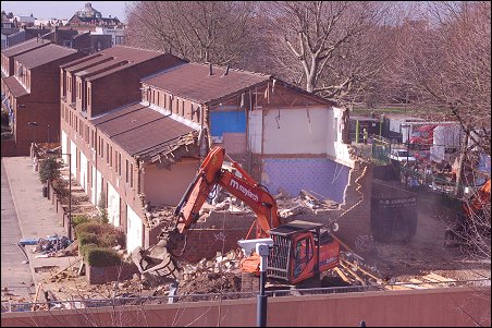 Wornington Green Demolition